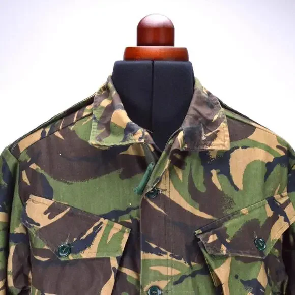 British Army Camo Military Woodland DPM Smock Jacket 170/96 M Short Temperate - Picture 2 of 14